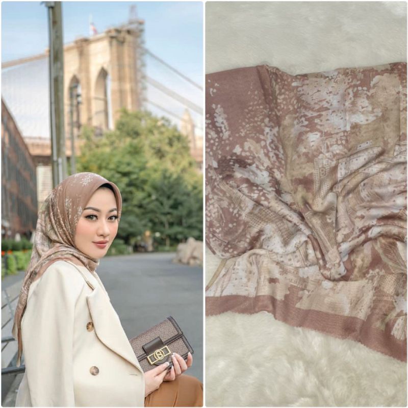 segi empat denay/hijab denay/denay baru/denay murah