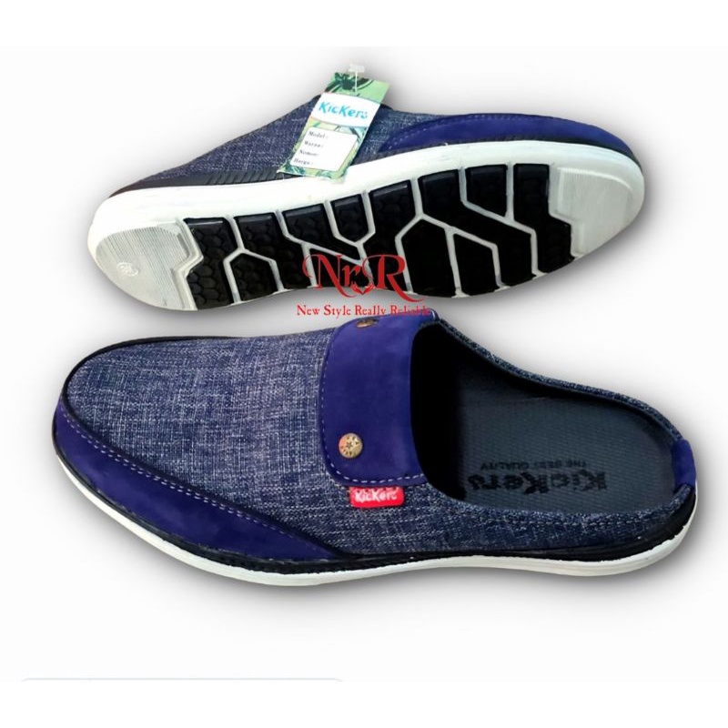 SEPATU SANDAL SELOP PANTOFEL KULIT COKLAT TUA PRIA WANITA/SENDAL SELOP BUSTONG LAKI LAKI/SEPATU SENDAL COWOK KERJA KANTOR FORMAL RESMI KONDANGAN