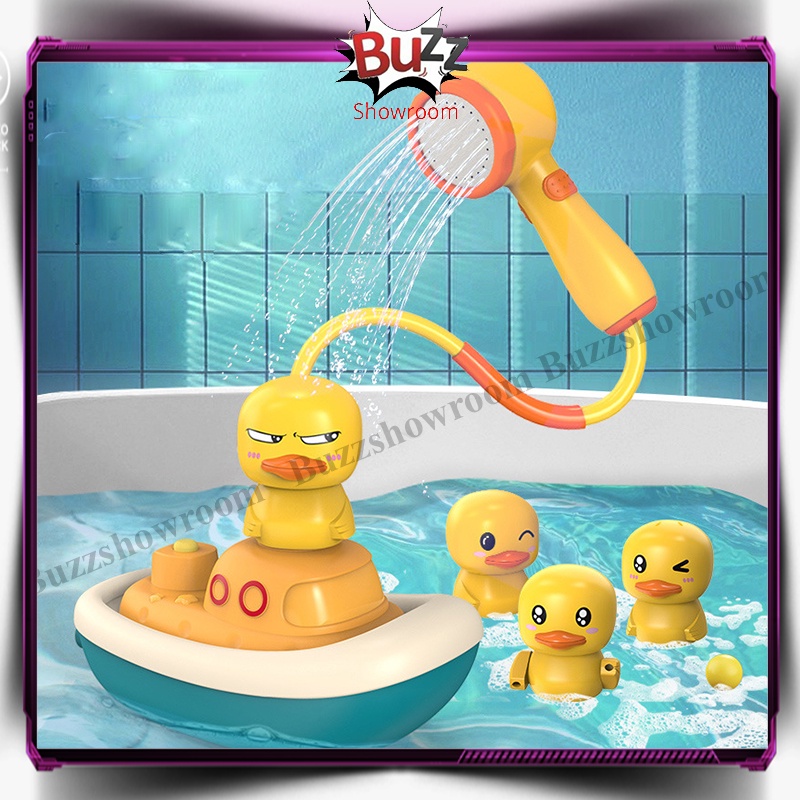 Duck Shower Mainan Mandi Anak Kepala Bebek Semprotan Air Sprinkler