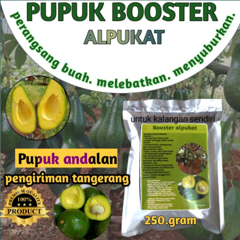 Pupuk booster alpukat organik penyubur tanah pelebat buah dan merangsang bunga isi 250 gram promo Termurah bisa Cod