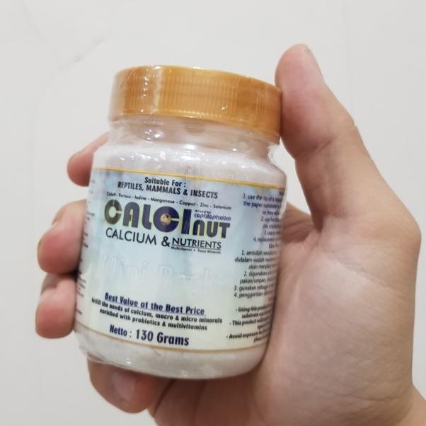 Calcinut Mini Pack Kalsium / Untuk Reptil / Leopard Gecko