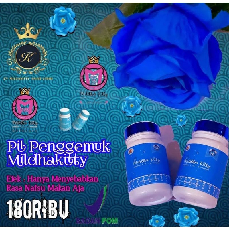 pil penggemuk mildhakitty/penambah berat badan