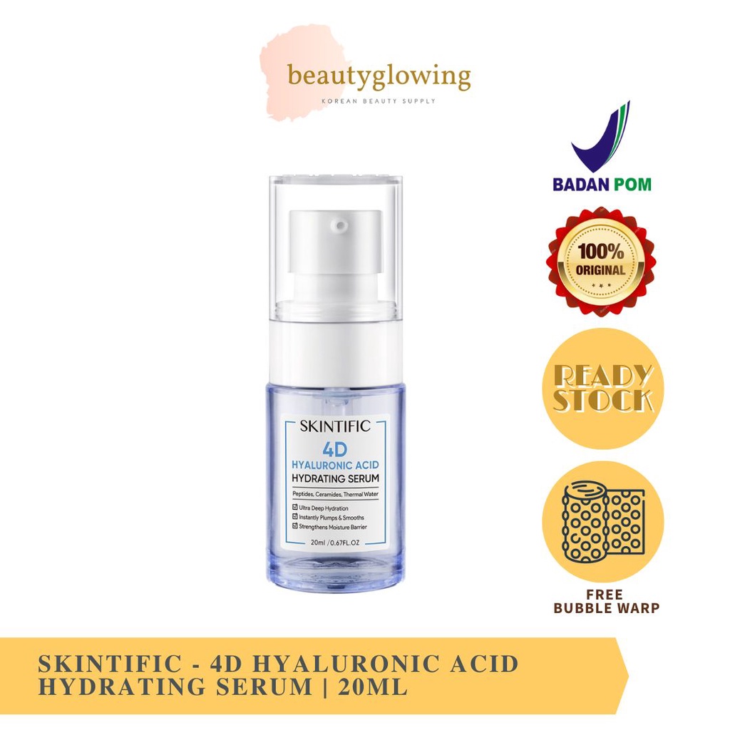 SKINTIFIC 4D Hyaluronic Acid Hydrating Serum 20ml