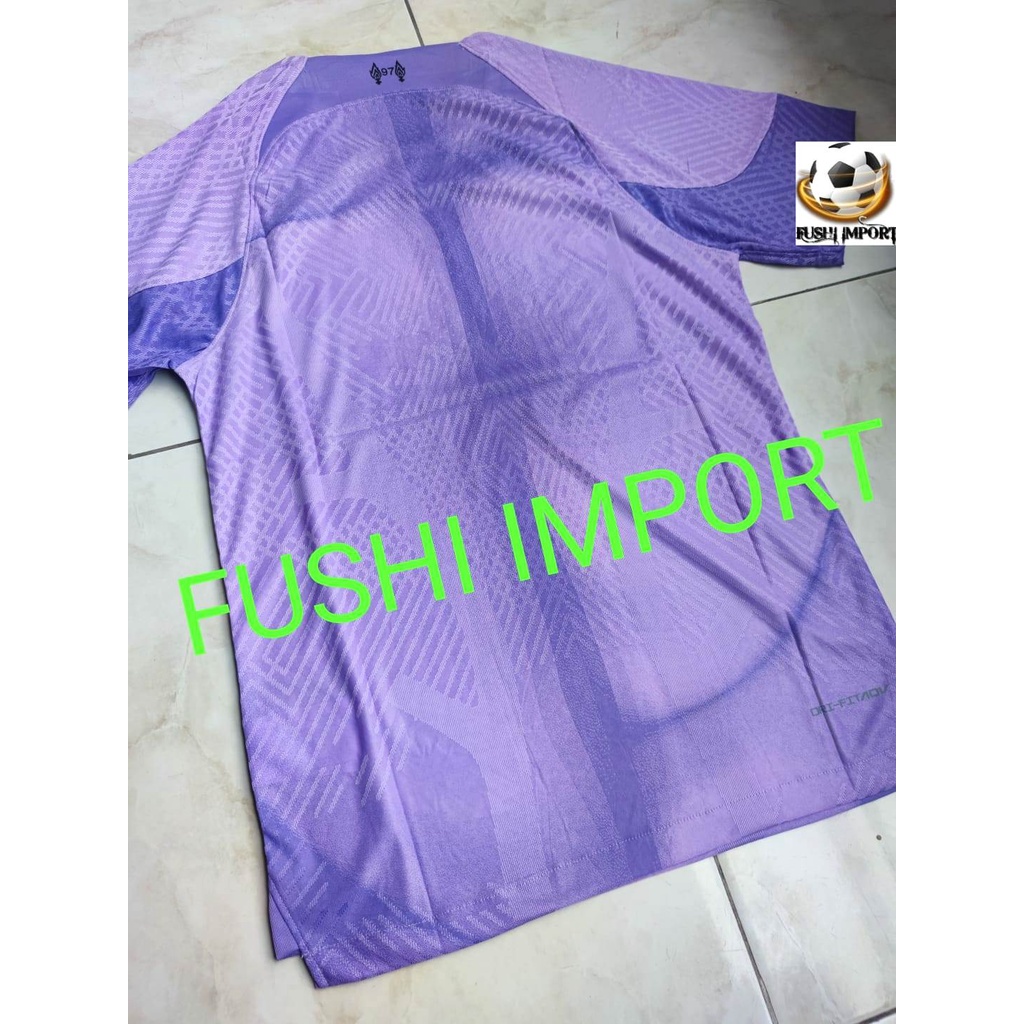 Player Issue | Jersey Baju Bola Lvrpll Goalkeeper Kiper Ungu Purple 2022 2023 Drifit Adv Vaporknit