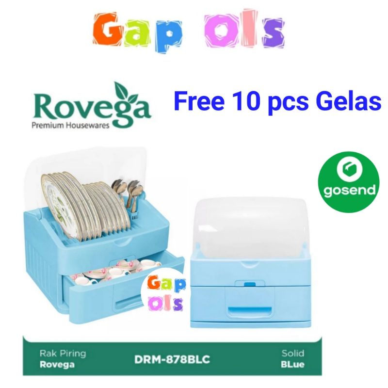 RAK Piring Rovega TEMPAT PIRING ROVEGA DISH DRAINER