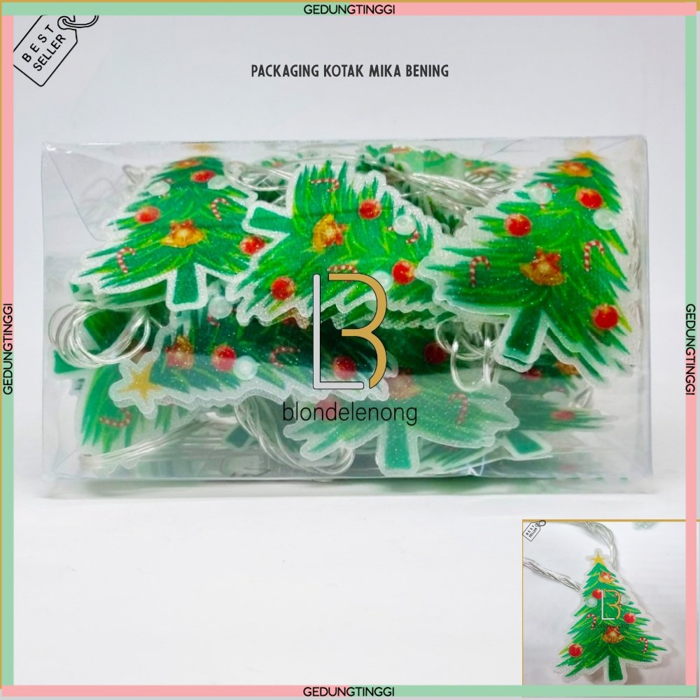 Lampu Led Tumblr Tmbler Tambler Perlengkapan Dekorasi Dekor Hias Ornamen Aksesoris Miniatur Gantungan Hiasan Lonceng Seri Pohon Natal Tirai Gantung Mini Kafe Cafe Xmas Lamp Natal Murah Hias Warna Warni Warm White Kelap Kelip Klap Klip Kerlap Kerlip Meter