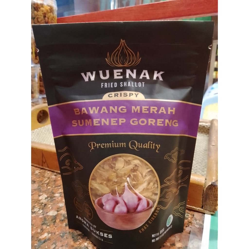 

READY CIKARANG 15 MAR 2025 - WUENAK FRIED SHALLOT BAWANG MERAH SUMENEP GORENG CRISPY OLEH OLEH BANDUNG VIRAL SALE PROMO PAKET HADIAH BOLU CAKE LEGIT PIA ROTI PIE COOKIES PASTRY LAPIS KULINER CEMILAN DESSERT CROISSANT CROFFLE BUTTER SUGAR VIENNOISERIES HIT