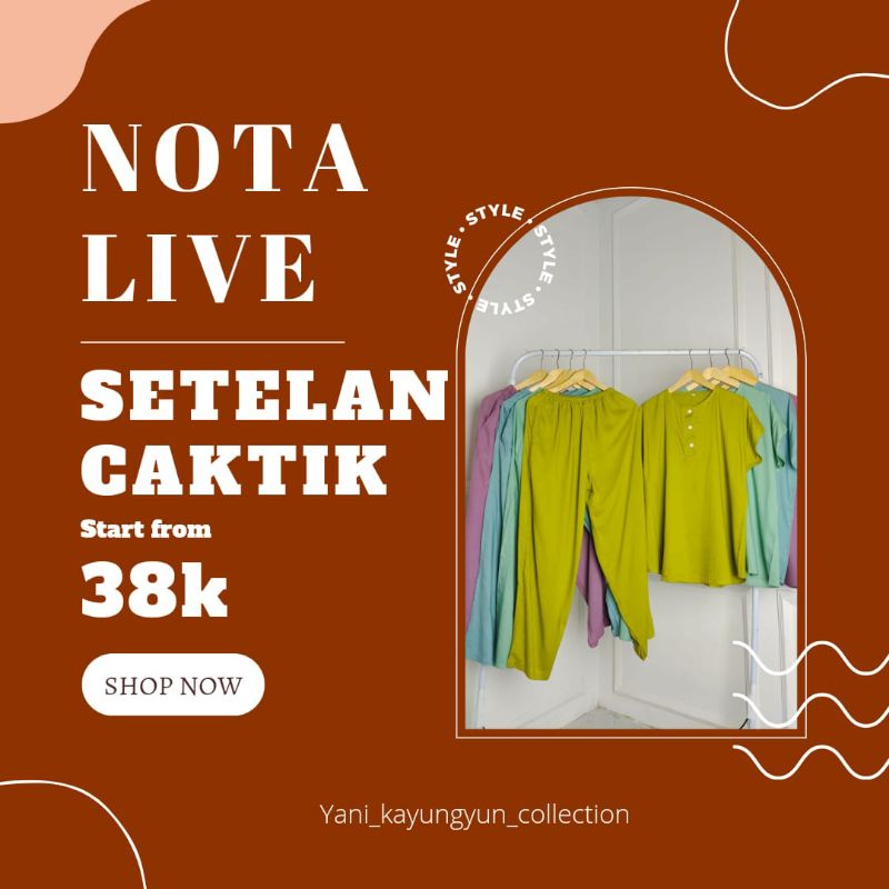 NOTA LIVE SETELAN CANTIK SALE RIJEK