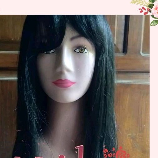 Rental Wig Hitam panjang