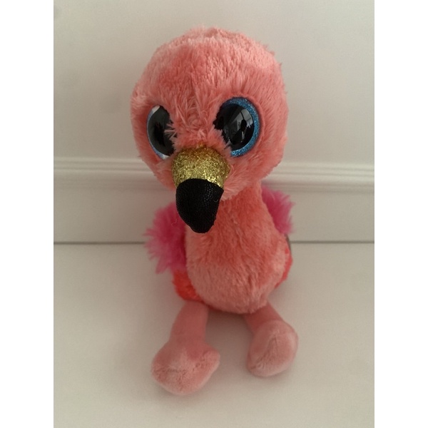 Cute Boneka TY Beanie Boos Flamingo Plush Doll
