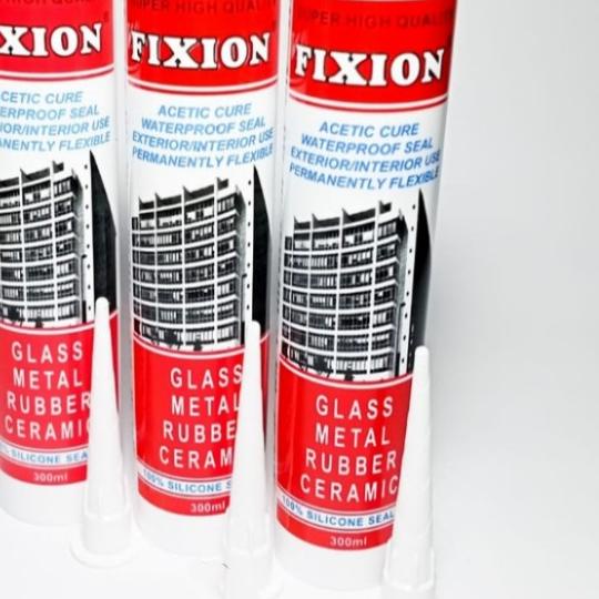 

lem sealant silicone botol fixion