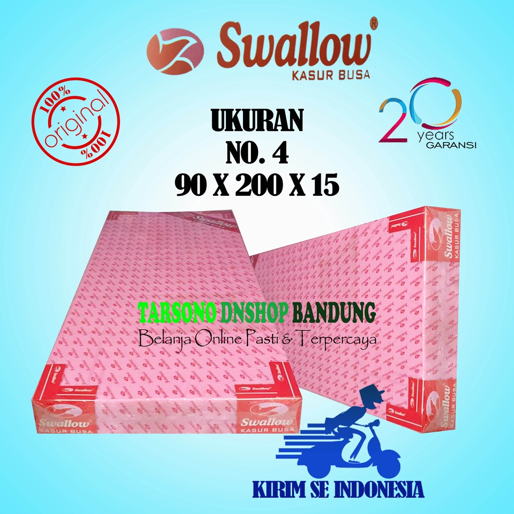 Kasur Busa Swallow / Kasur Busa Swallow No. 4 / Kasur Busa Swallow 90x200x15 / Kasur Busa Swallow Or