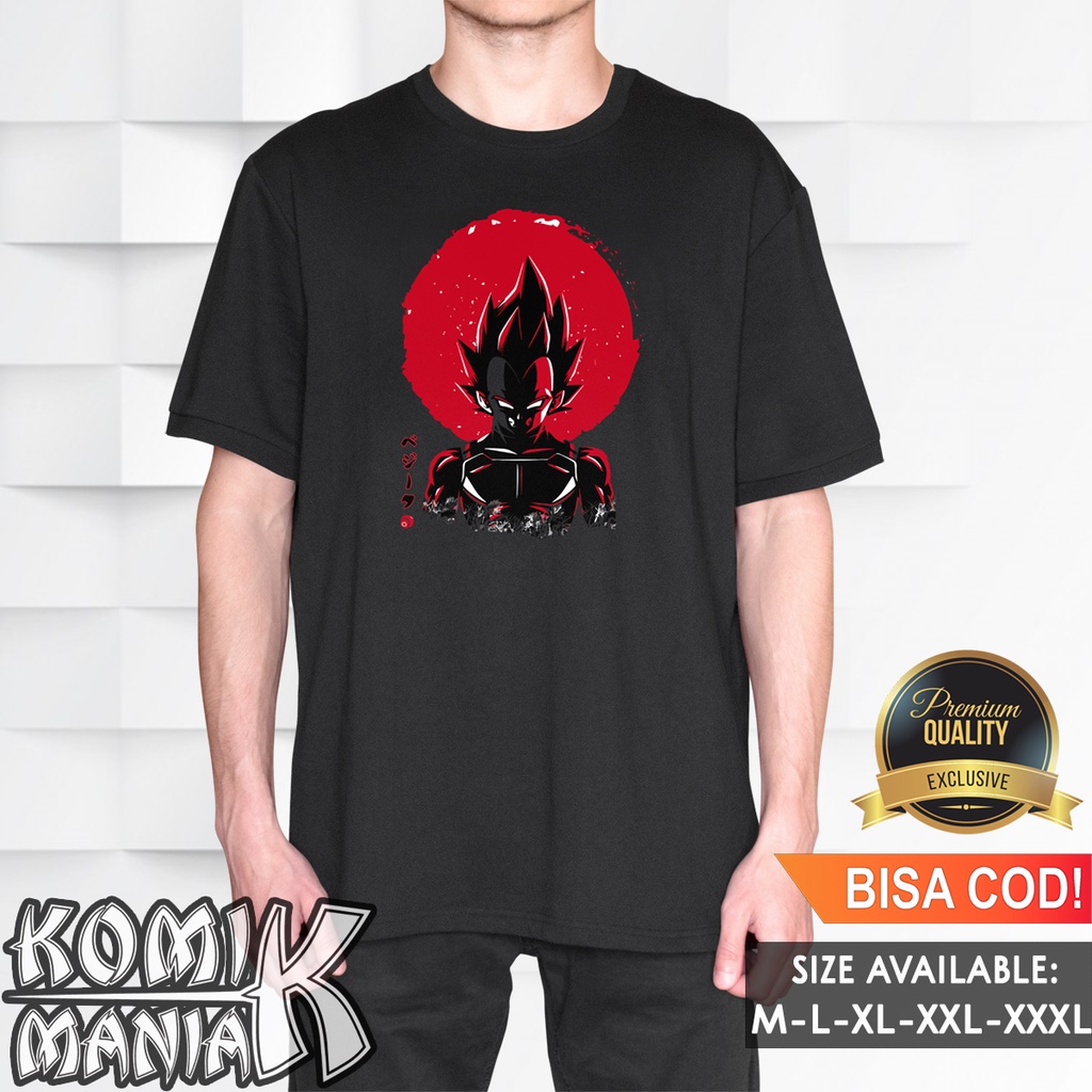 Kaos Distro Anime Baju DragonBall T Shirt Gambar Dragon Ball Tshirt Wibu Lengan Panjang Pendek Origi