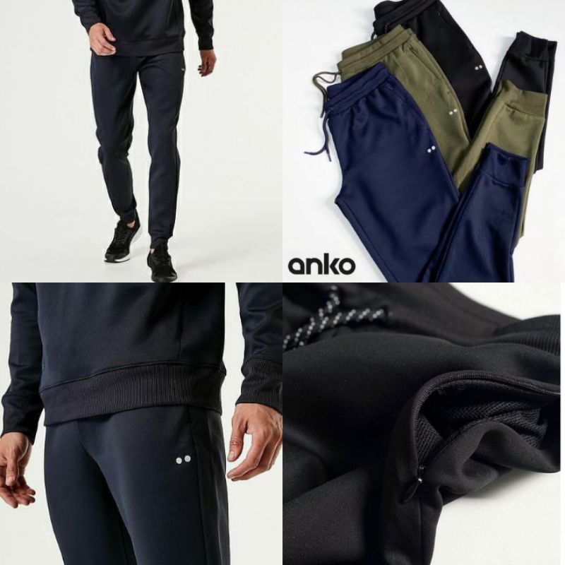 Celana panjang pria jogger anko active field original