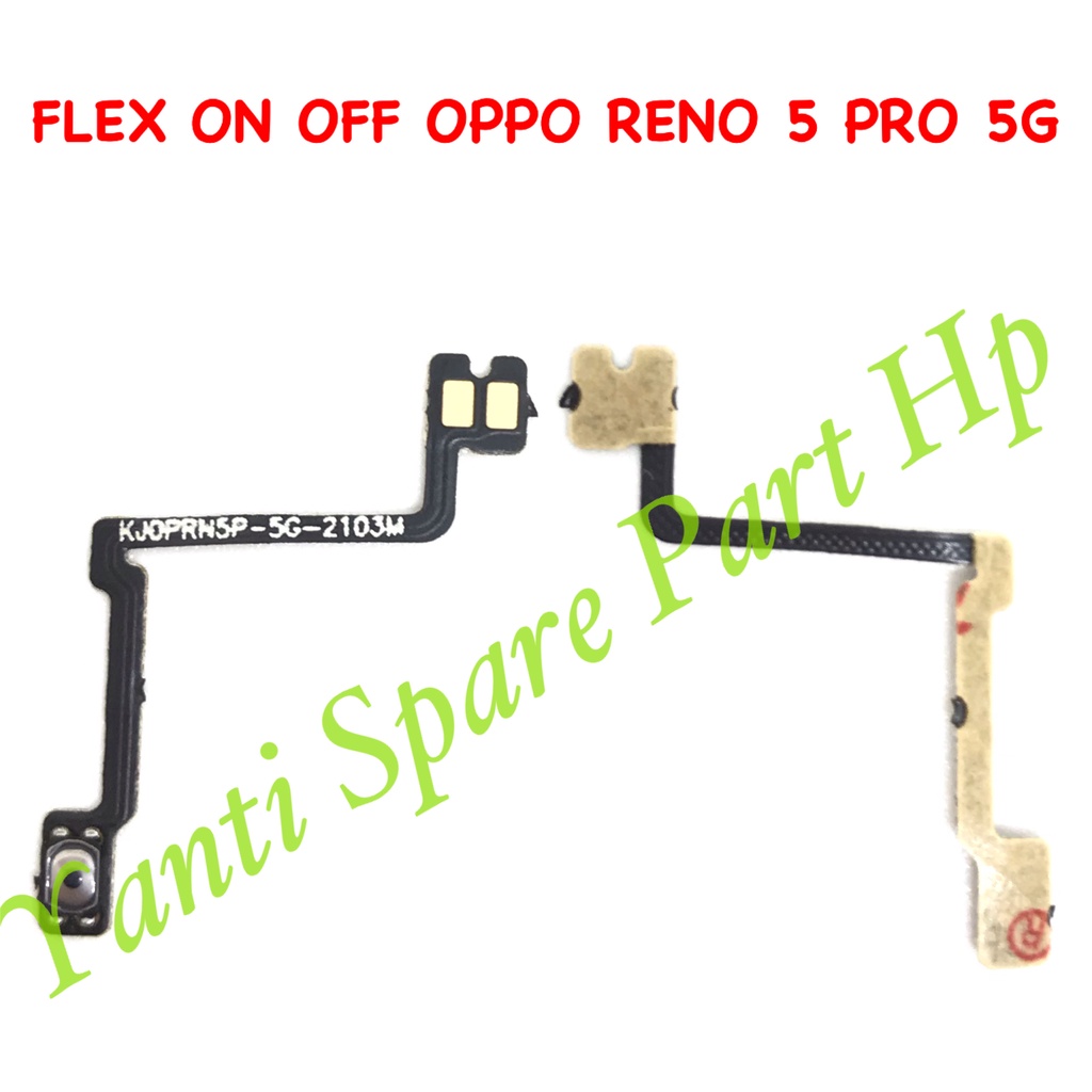 Flexible On Off Oppo Reno 5 Pro 5G Original Terlaris New