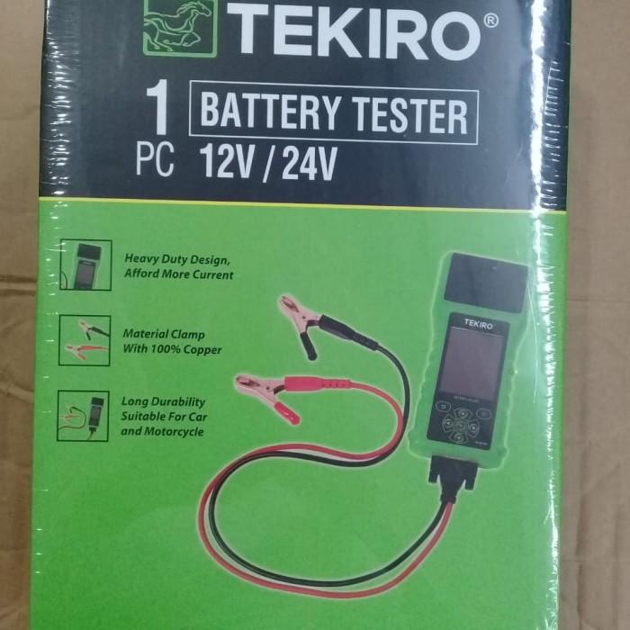 TEKIRO - Alat Tes Aki 7 - 30 VDC / Tester Aki / Battery Tester