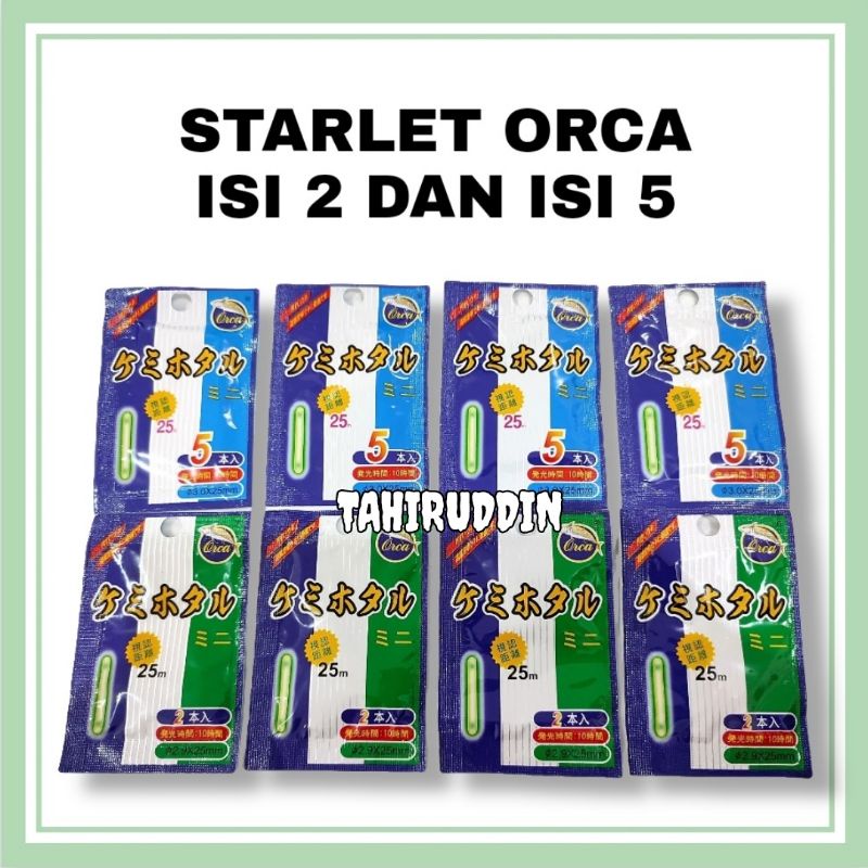 Starlet / lampu pancing ORCA Isi 2, Isi 5