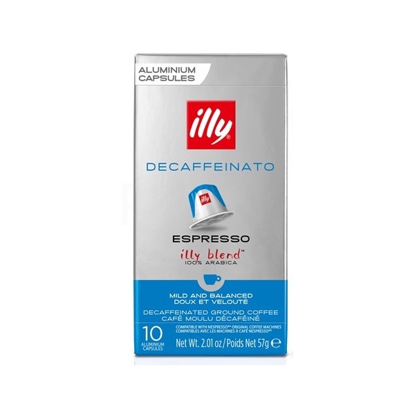 illy Nespresso Potion Coffee Espresso Decaffeianto Coffee 10 Capsules