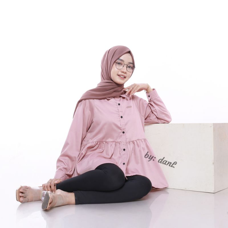 KEMEJA WANITA BASIC OVERSIZE /KEMEJA FORMAL/BY.DANL