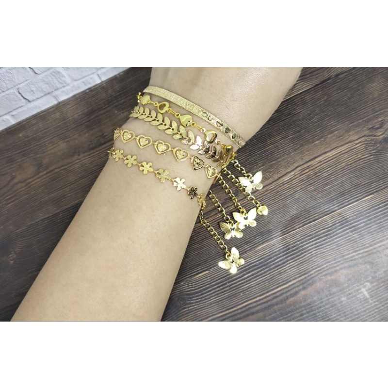 Fifi Fashion Gelang Xuping Fashion Antikarat Model Perhiasan Lapis Emas 18K