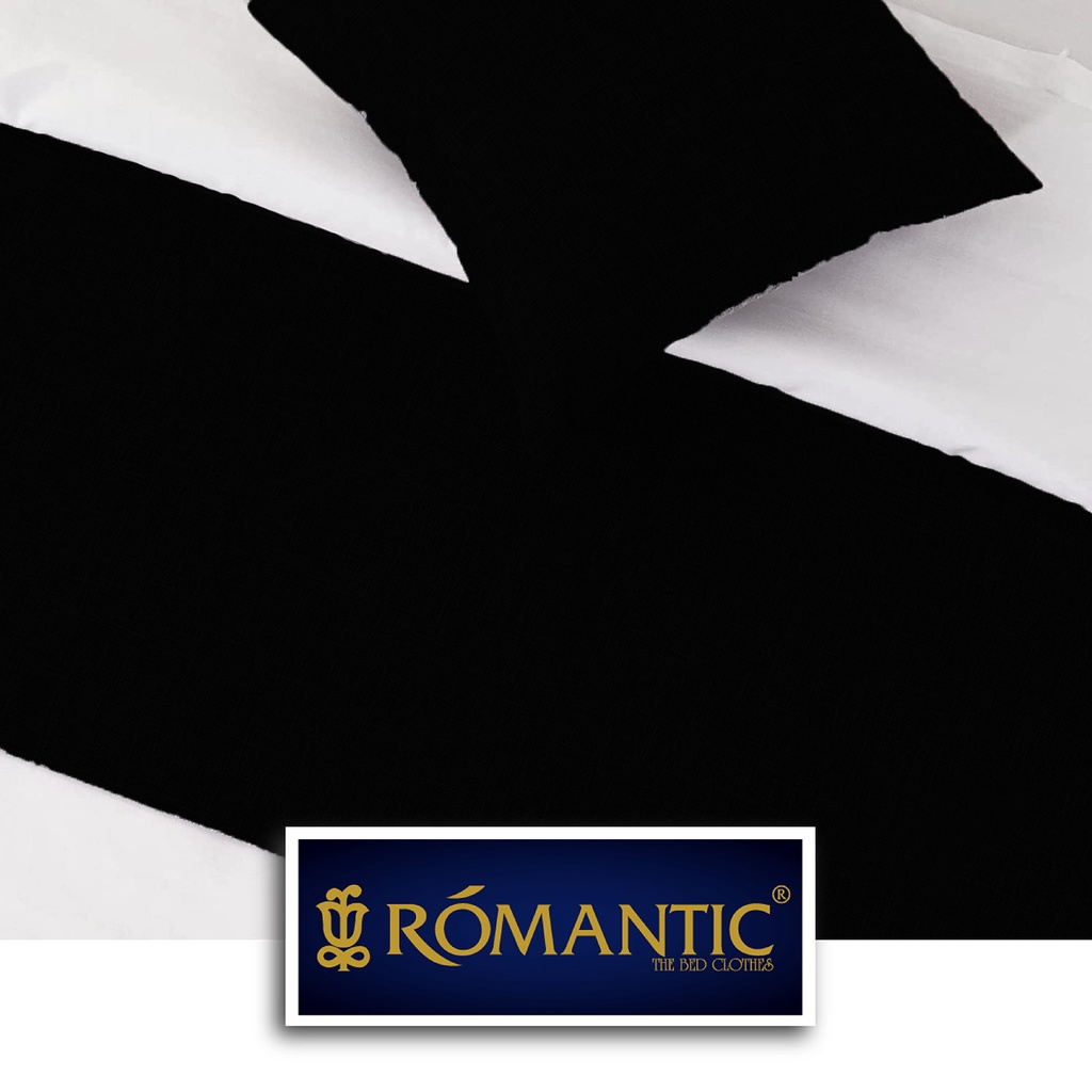 Bed Runner / Selendang kasur Black by ROMANTIC standard Hotel minimalis