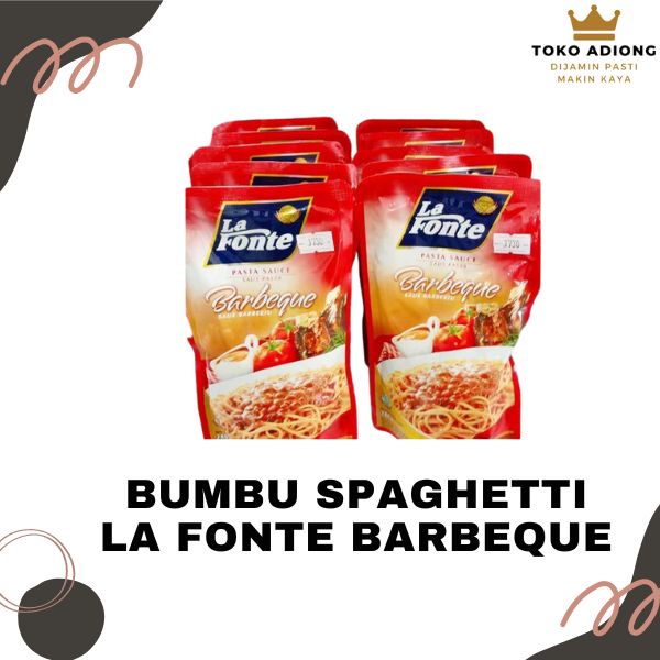 Bumbu Spaghetti La Fonte Barbeque - Pasta Saus Spaghetti -  La Fonte Pasta Sauce Barbeque