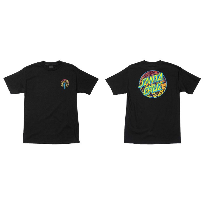 Santa Cruz Roskopp Dot Black Tee