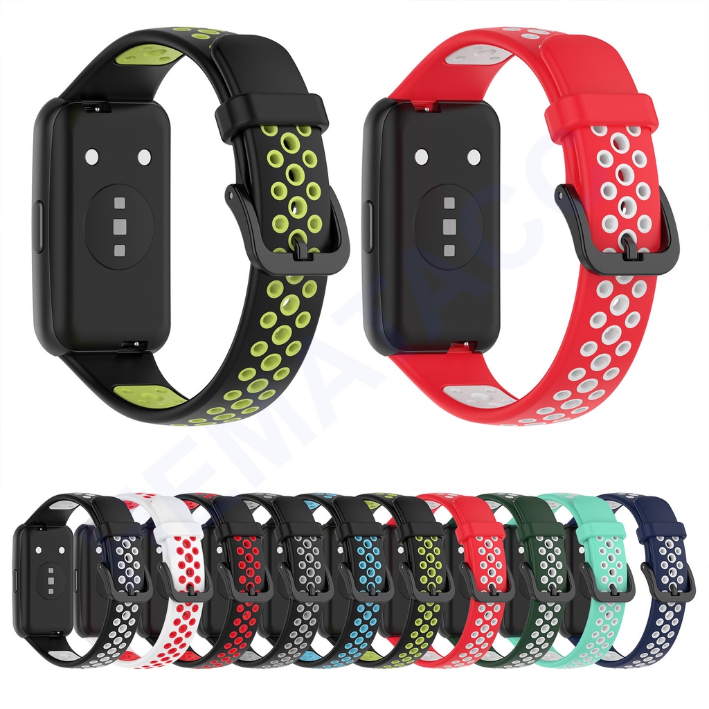 Strap Huawei Band 7 Sport Tali Jam 16mm Quick Release Anti Gerah Hematacc