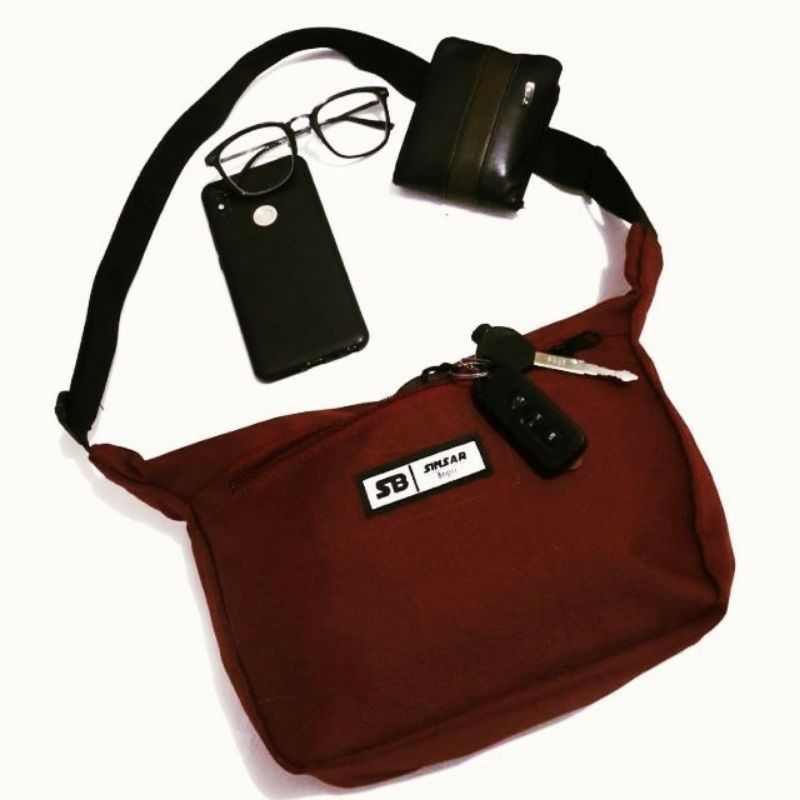 slingbag visval - Tas selempang sinsar premium Tas pria dan wanita bshan kodura