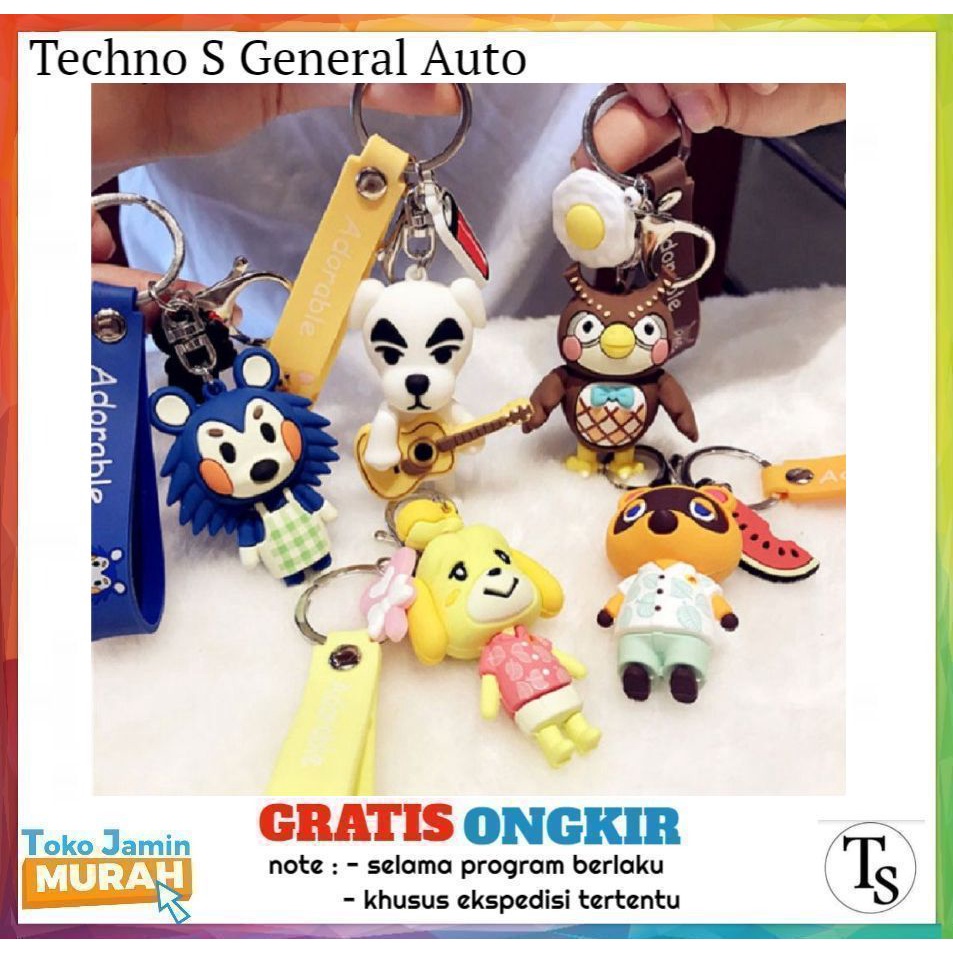 Gantungan Kunci Animal Crossing - Key Chain animal crossing - keychain