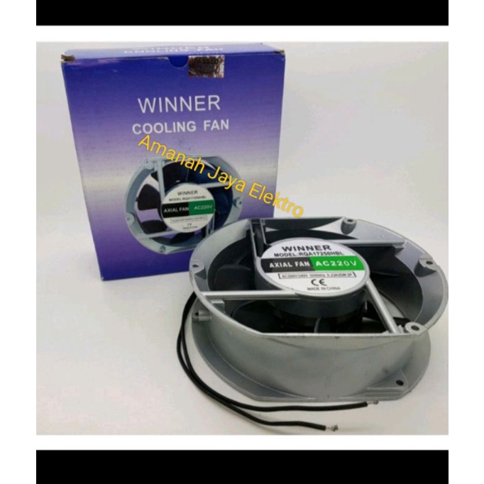 kipas fan ac 220v (15 x17 ) cm oval