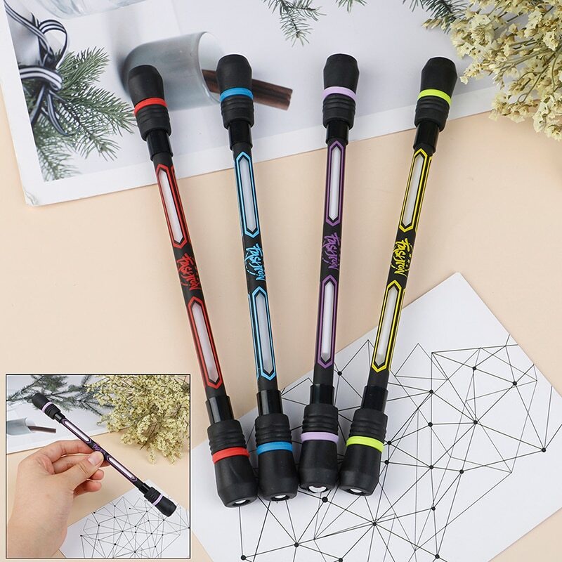 Spinning Pen Murah LED Rotating Gaming Pen Oily Luminous Pen Balance Pen Fleksibel Untuk Pemula Berputar