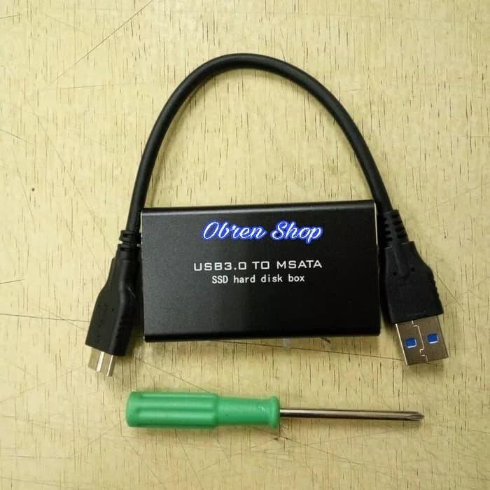 Case Casing Ssd Msata Usb 3.0 / Case Enclosure Msata Ssd