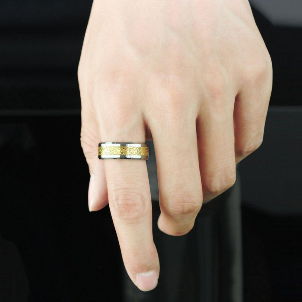 Needway Pola Naga Cincin Punk Fashion Perhiasan Perak Aksesoris Jari Cincin Neon Hadiah Hari Valentine Pria Rings