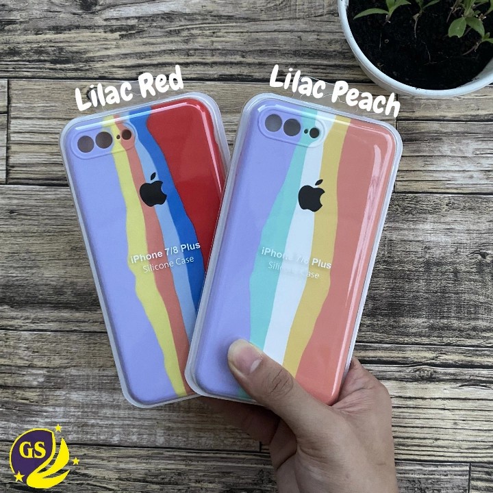 Silicone Case Rainbow Pelangi IPHONE 14 14 PRO 14 PLUS 14 PRO MAX Full Cover Casing Rubber Silicon