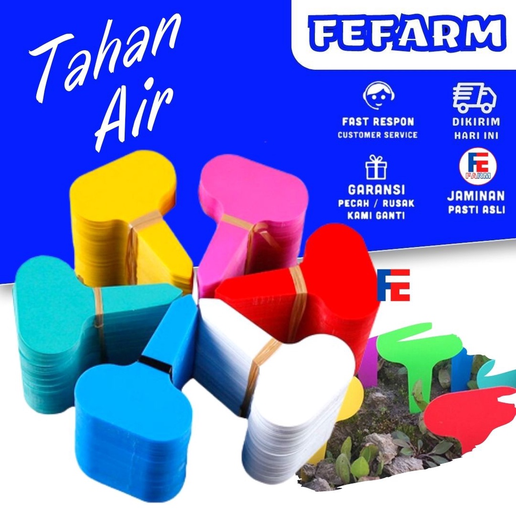 PENANDA LABEL TANAMAN HIAS PLANT LABEL SEMAI BENIH BIBIT FEFARM