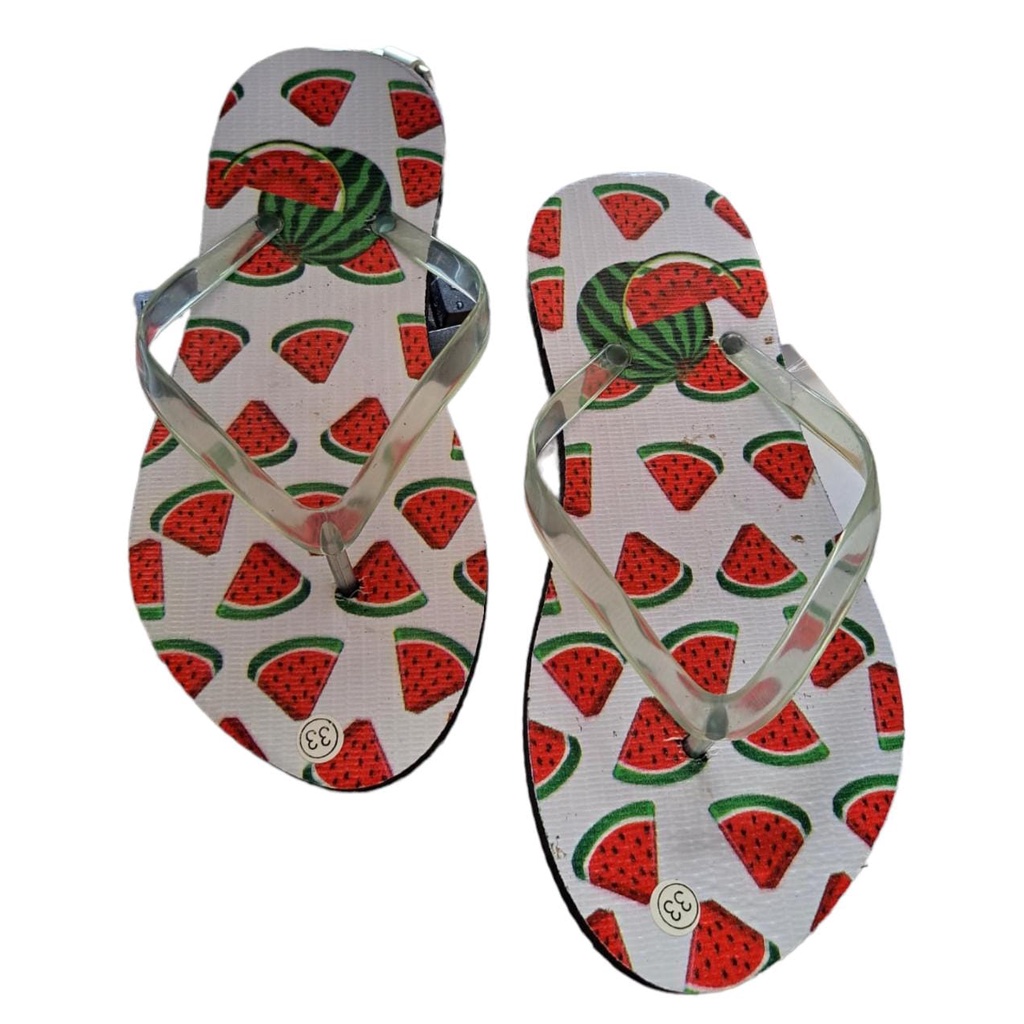 Sandal Jepit Anak Perempuan Motif Semangka New