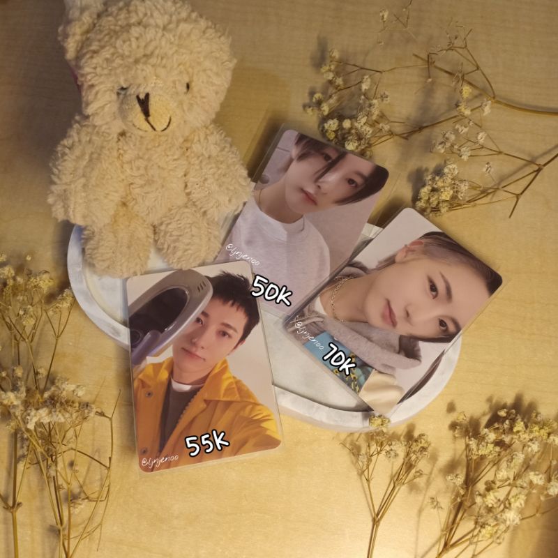 Photocard, pc NCT, renjun crazy, renjun cafe, jisung ar selca hs, renjun mixtape, jisung lemonilo je