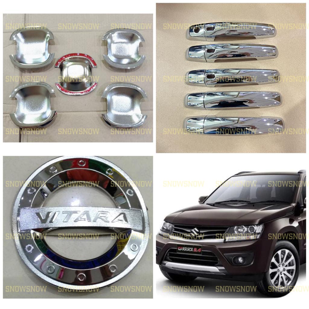 Paket Outer Handle Tank Cover Suzuki Grand Vitara Chrome