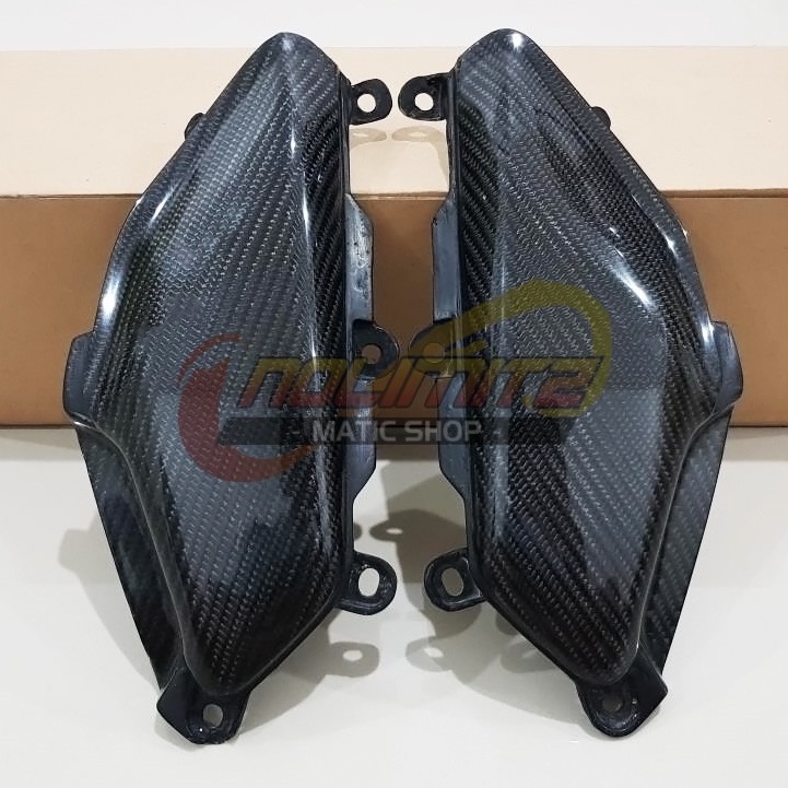 Cover Tutup Pijakan Body Samping Carbon Kevlar Yamaha NMAX OLD