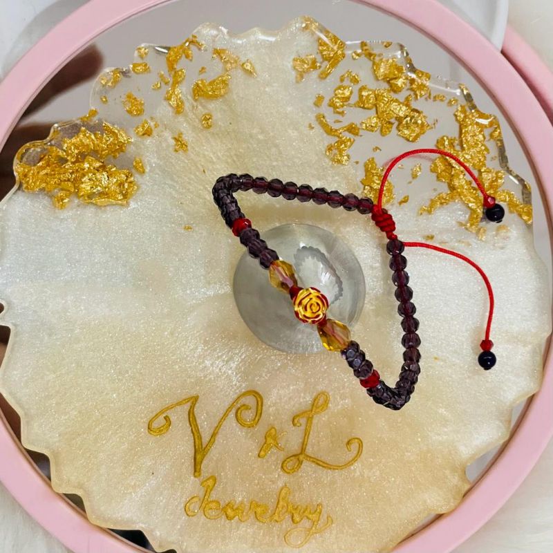 GELANG MANIK VARIASI EMAS ASLI 24K GELANG EMAS MURNI 999,9