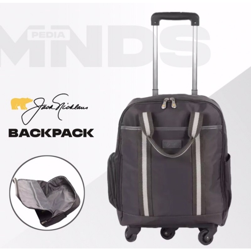 Tas Trolley Jack Nicklaus Travel Bag bisa Buka Trolley 73079