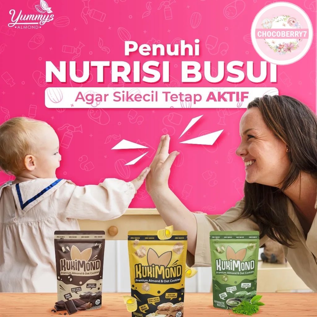 ALMOM Booster Asi Milk SUSU ALMOM Pelancar Asi Yummys Bubuk Susu Almond