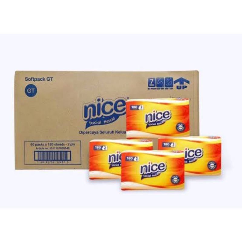 TISU NICE 180 SHEET / TISU / TISSUE NICE HARGA GROSIR LEMBUT DAN HALUS