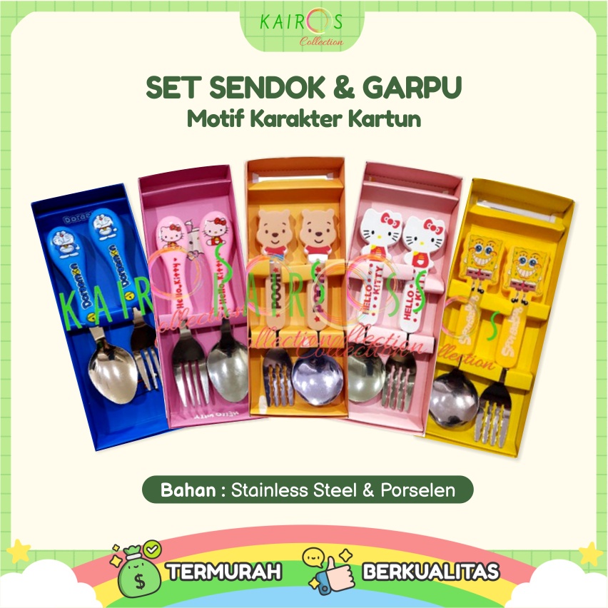 Alat Makan Sendok dan Garpu Anak