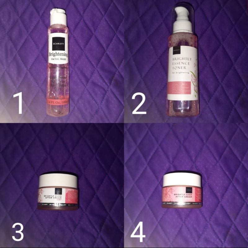 Preloved skincare Scarlett & Whitelab