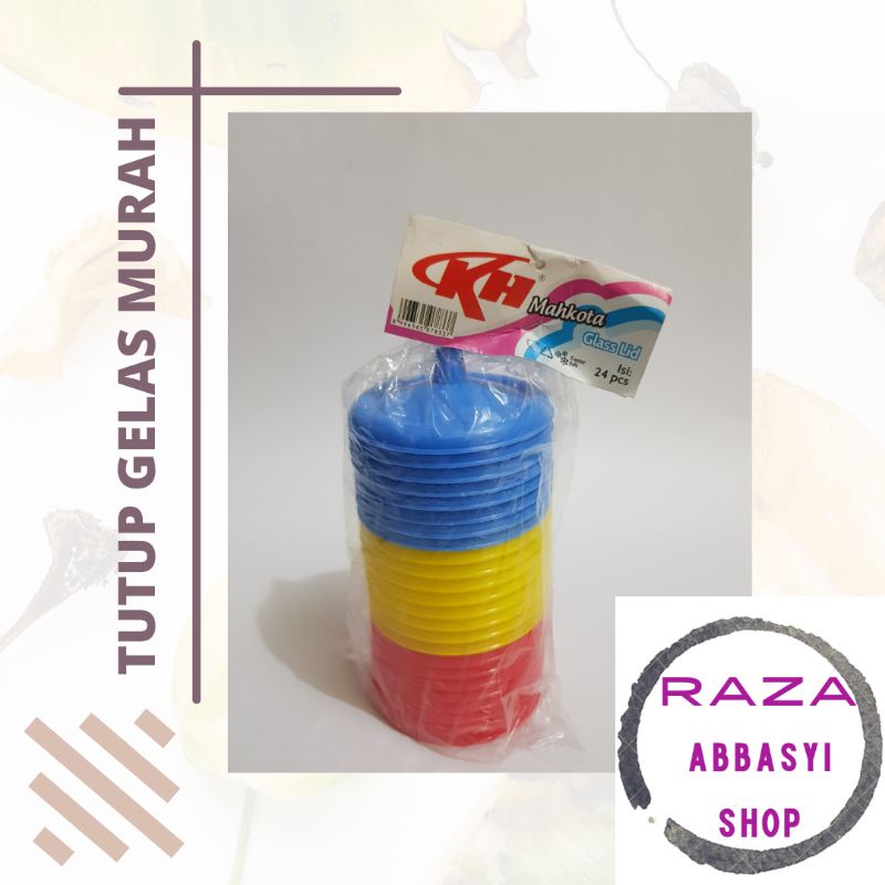 TUTUP GELAS MURAH / TUTUP GELAS PLASTIK /  TUTUP GELAS