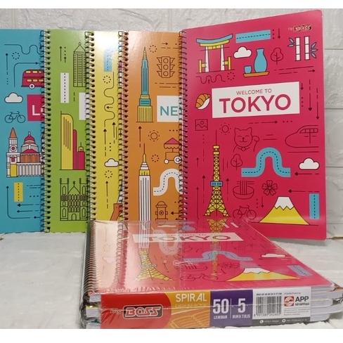 

SUPER LARIS Buku Tulis SPIRAL Bigboss / B5 50 Lembar ༄ 856