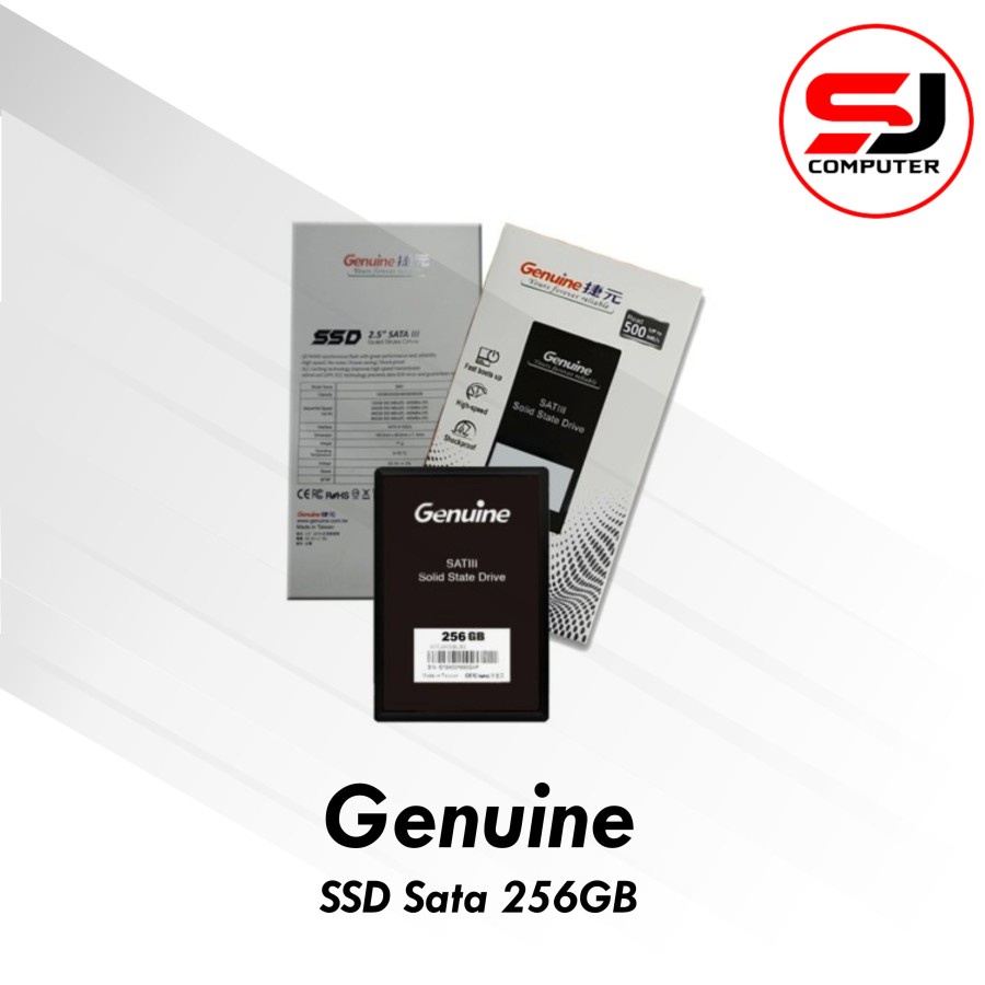 SSD Genuine 256GB Sata III 2.5&quot; Garansi 3 Tahun