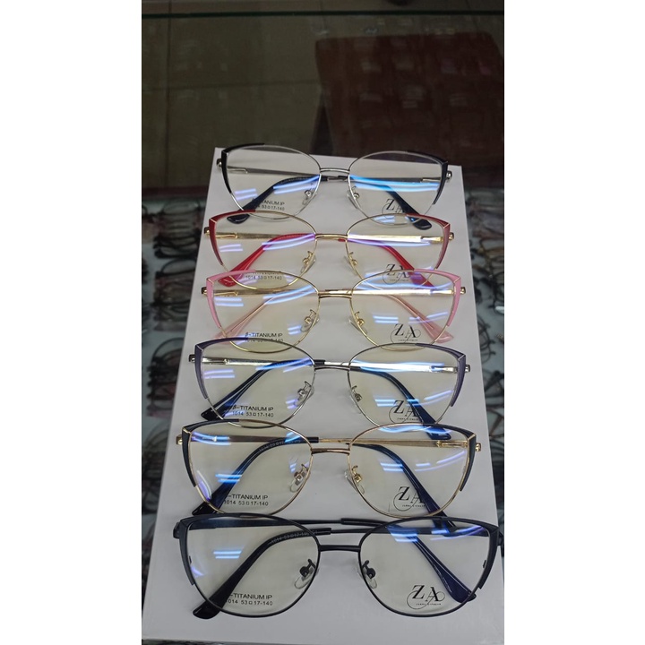 KACAMATA FASHION NORMAL WANITA 1014 TERBARU/FRAME KACAMATA/KACAMATA TITANIUM/